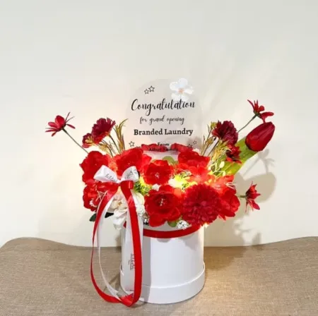 Bloom Box Akrilik Ucapan Grand Opening Karanganyar